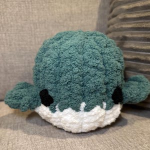 Hand Knit Whale Plush