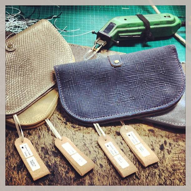 Special gray leather wallet for a women Women Wallet Etsy