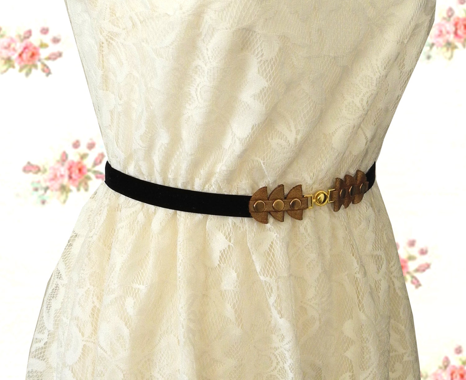 Ladies gold belts sale Clearance