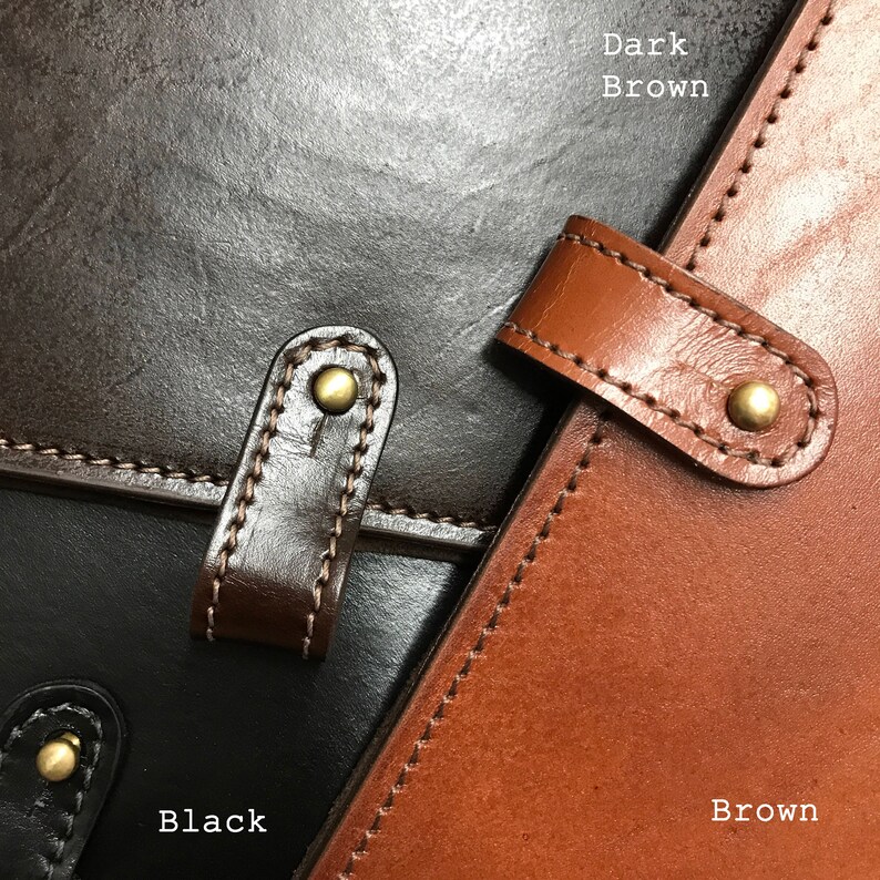 Leather Padfolio Leather Folio A4 Notebook Cover A4 Etsy