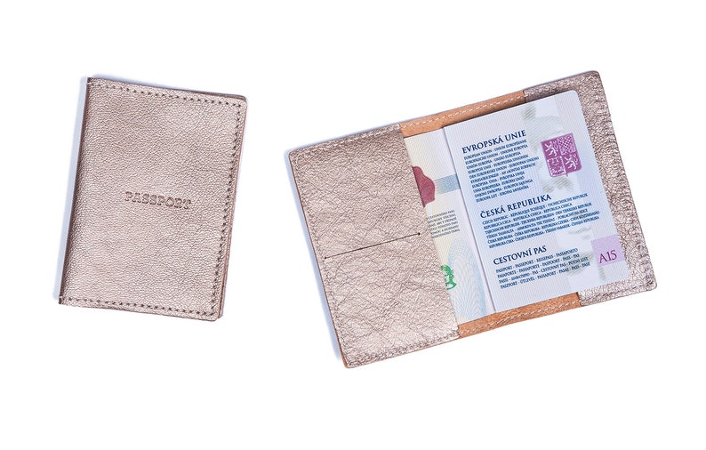Leather Passport Cover Passport Holder Gifts for Travelers Etsy
