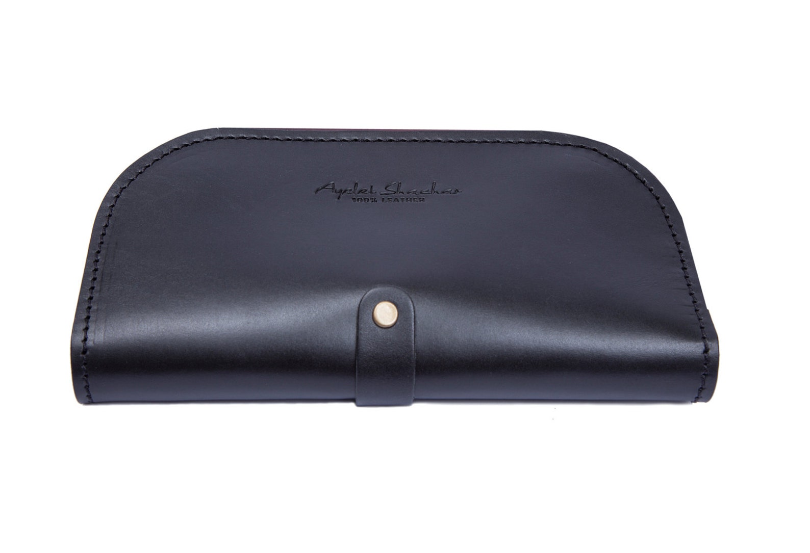 Special gray leather wallet for a women Women Wallet Etsy