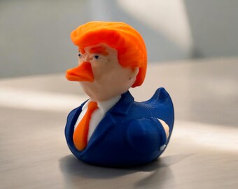 Donald J Duck Trump Duck- Duck Figurine 3D printed Collectible Ducky - Duckie