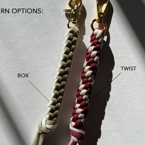 Custom Made Paracord Rope Keychain/bag Charm - Etsy
