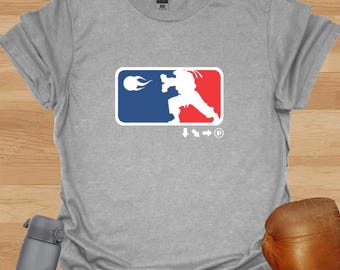 Street Fighter Inspired T-Shirt - Retro Arcade Gaming Tee for 80s & 90s Gamers