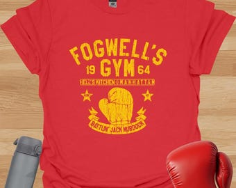 Fogwell’s Gym Boxing T-Shirt – Vintage Hell’s Kitchen Tee - Daredevil inspired