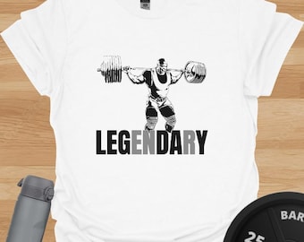 ロニー・コールマン ボディビルディングTシャツ、ジムモチベーションT