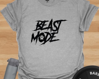 Beast Mode Gym T-Shirt: Animal Energy Motivation