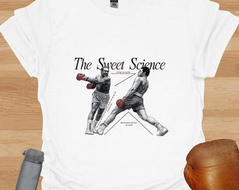 The Sweet Science Boxing T-Shirt - Vintage Fight Night Tee for Boxing Fans