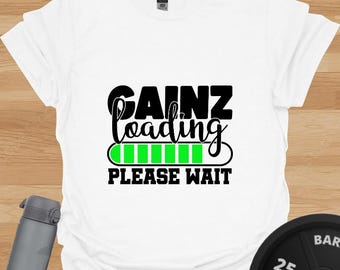 Funny Gym T-Shirt: "Gainz Loading" Unisex Workout Tee