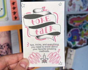 toke talk - zine