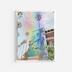 beverly hills hotel print | cali print | beverly hills poster | california print | california photography | california decor | travel prints