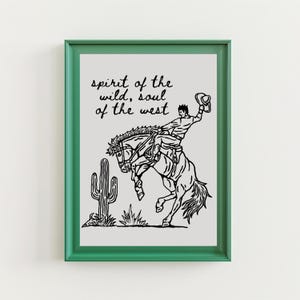 wild west print | western poster | southwestern wall art | coastal cowgirl cowboy print | western decor | neutral wall art | texas poster |