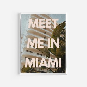miami print | florida photography | miami posters | miami art print | retro vintage poster | trendy miami art | florida art print | miami