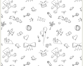 Drawn Kids Room Sketched Wallpaper