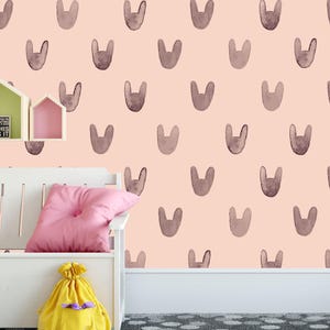 Bunny Bliss A World of Cuteness Removable Wallpaper