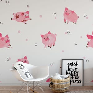 Muddy Piggy's Removable Wallpaper