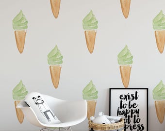Ice Cream Cone Sweetness Wallpaper Pattern