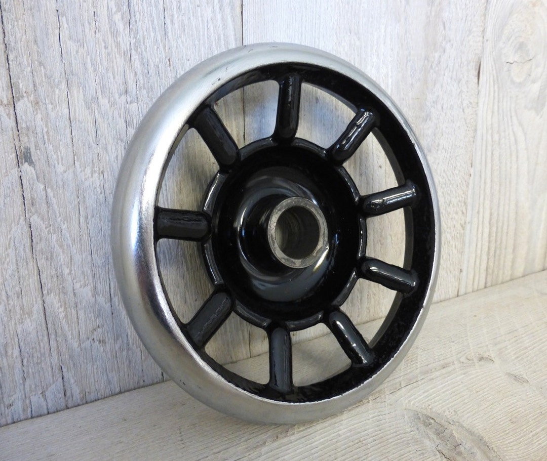 Spoked Wheel for Sewing Machine Conversion to Treadle or Hand Crank