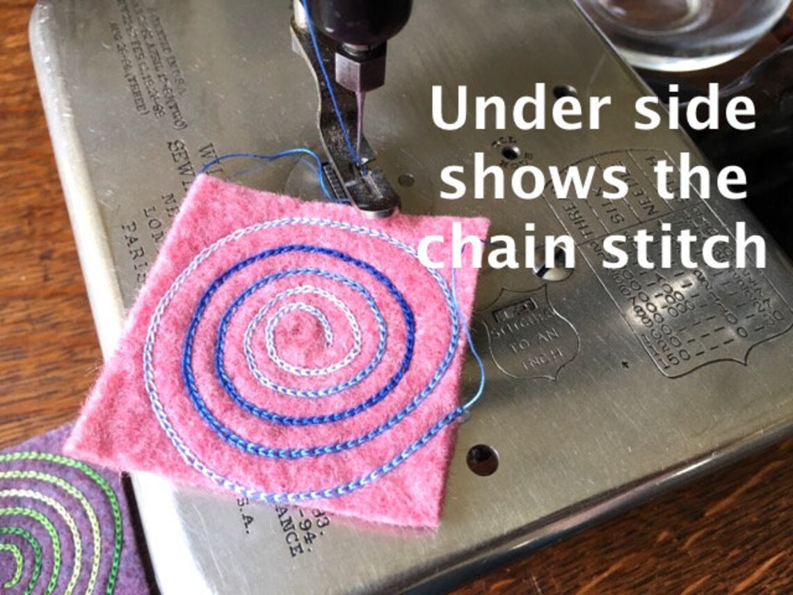 Spool Pin Felt Fun Wonky Unique Made on Antique Willcox & Etsy