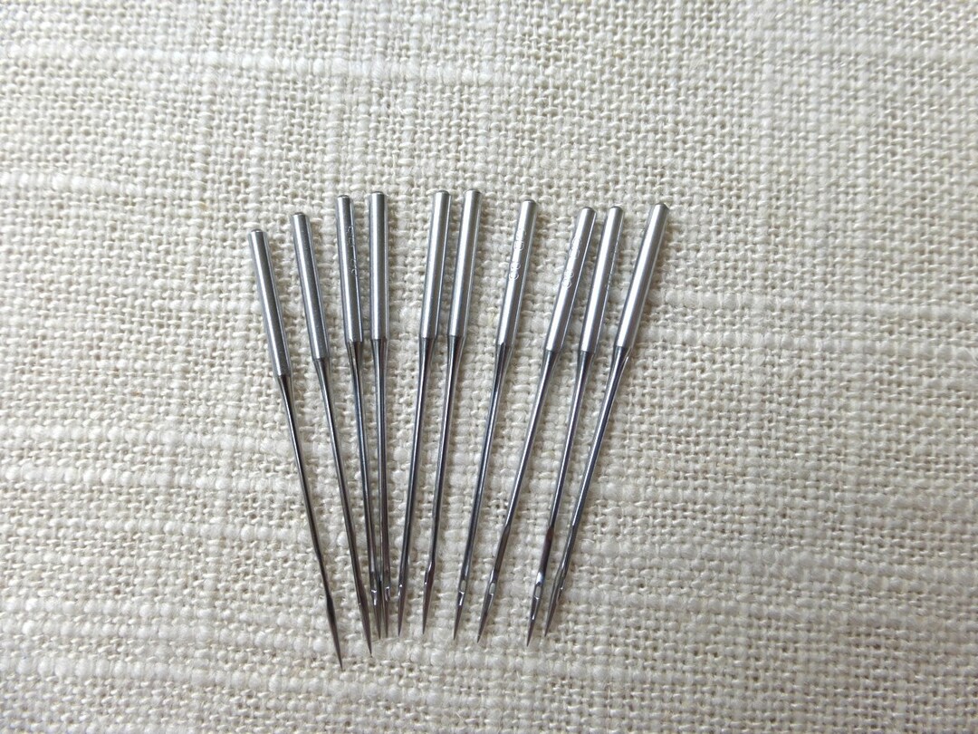12x1 Substitute Needles 10 to Fit Singer Model 12 & Most Transverse Shuttle  Machines Using 12x1 Needles New Modern Made, Round Shank 