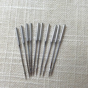 Organ DBx7ST | Round Shank | Large Rectangular Eye | Sharp Point |  Commercial Embroidery Needle | Metallic Thread | 100/bx