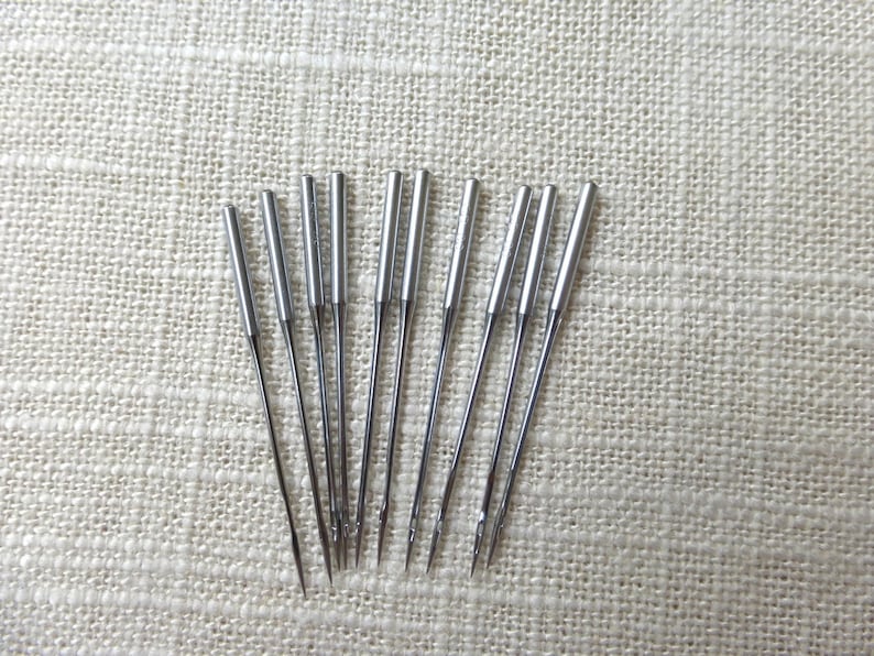 128x1 Round Shank 10 Sewing Machine Needles Size 80/12 for Etsy