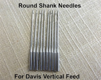 Needles MTX-1 to fit Davis Vertical Feed High Arm Sewing Machine, some Minnesota models, Round Shank Long Regular Point Pack of 10