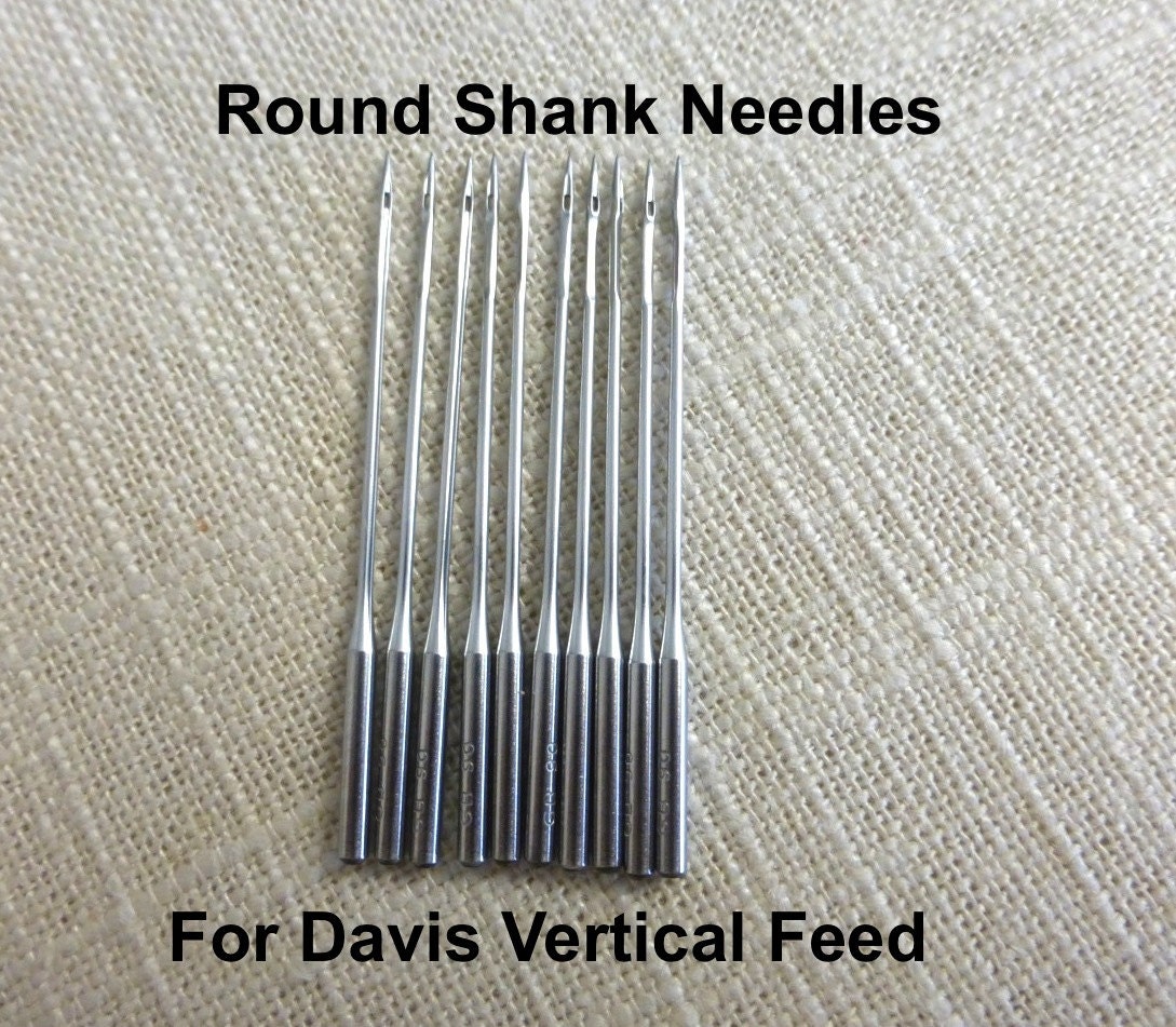 Needles MTX-1 to fit Davis Vertical Feed High Arm Sewing Machine, some Minnesota models, Round Shank Long Regular Point Pack of 10