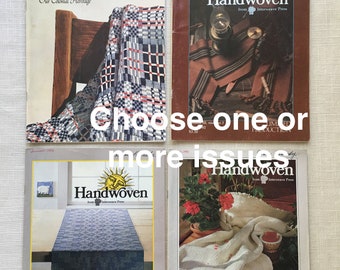 Handwoven Magazines Choose one or more 1982 to 1986 issues Not all Shown See drop down