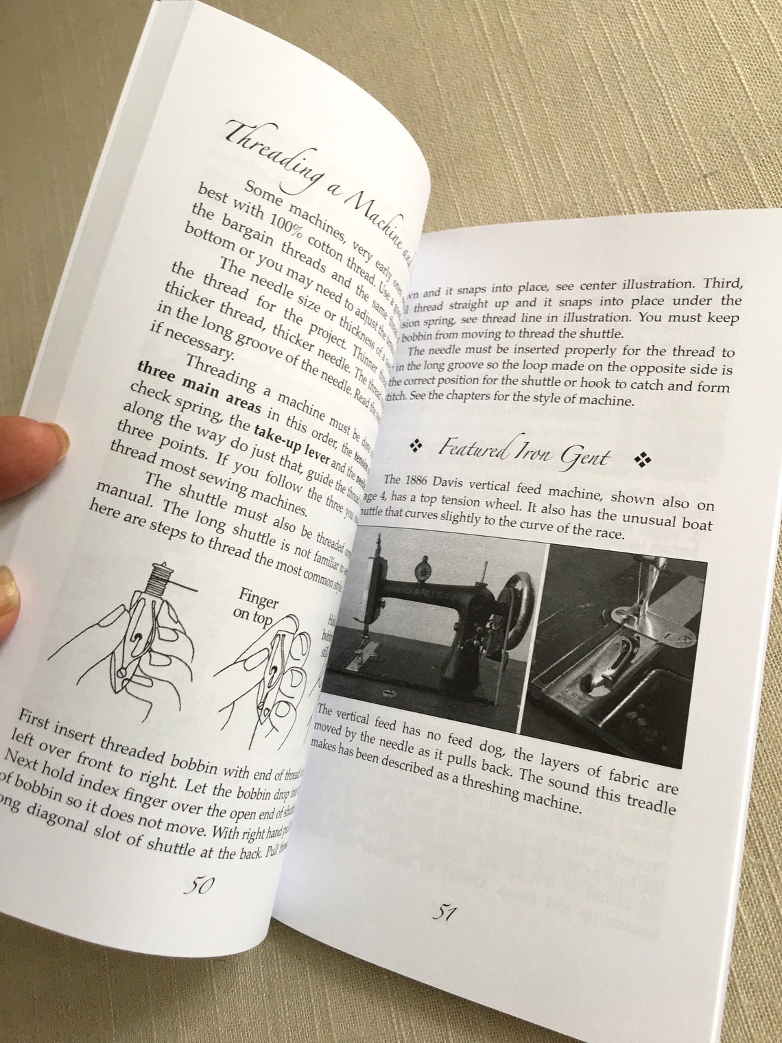 Kit of Treadle Sewing Machine Book Leather Treadle Belt Etsy