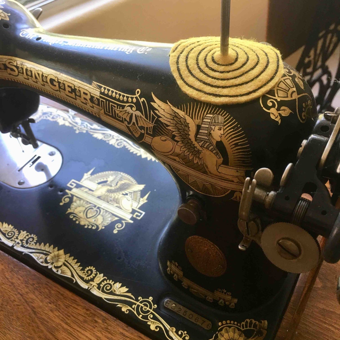 Spool Pin Felt Fun Wonky Unique Made on Antique Willcox & Etsy