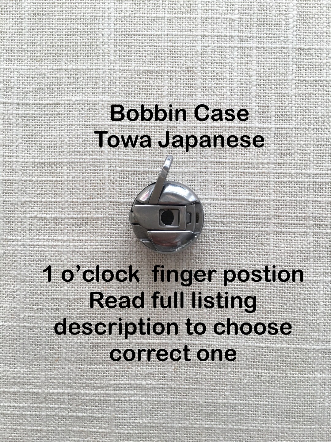 Bobbin Case Towa Japanese, Side Load Oscillator Singer 15 Class, Consew