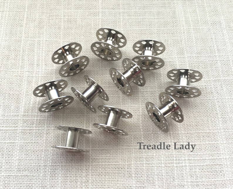 Class 15 Bobbins Metal Pack of 10 for Sewing Machines Etsy