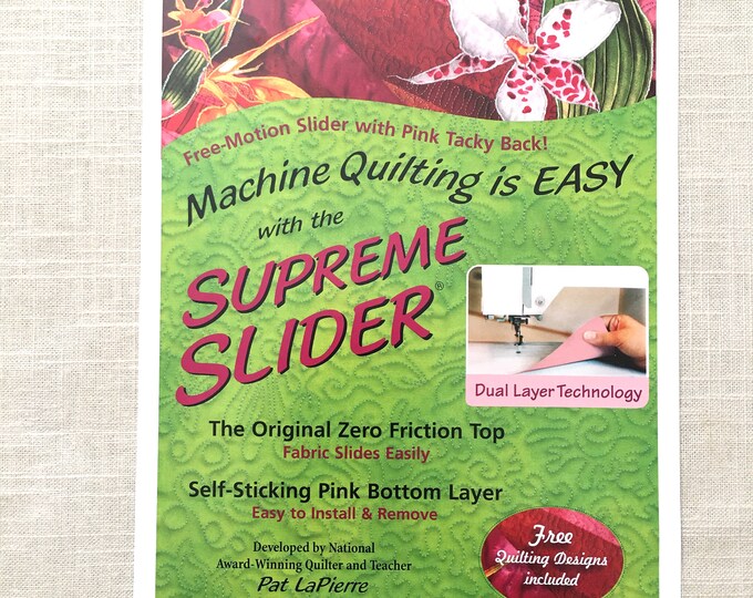 Supreme Slider by Lapierre Studios 8x11 Inches Freemotion Etsy