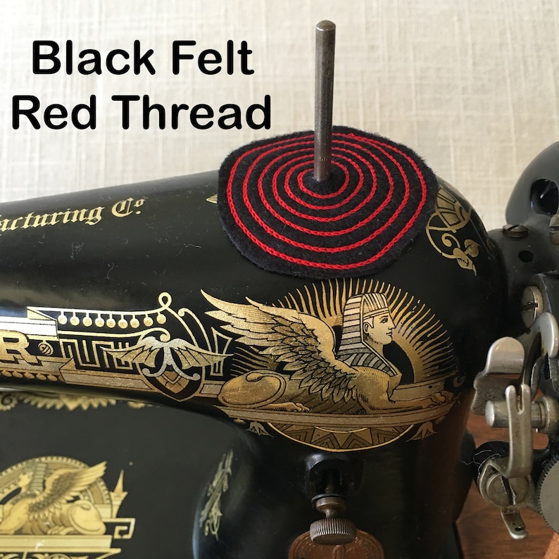 Spool Pin Felt Fun Wonky Unique Made on Antique Willcox & Etsy