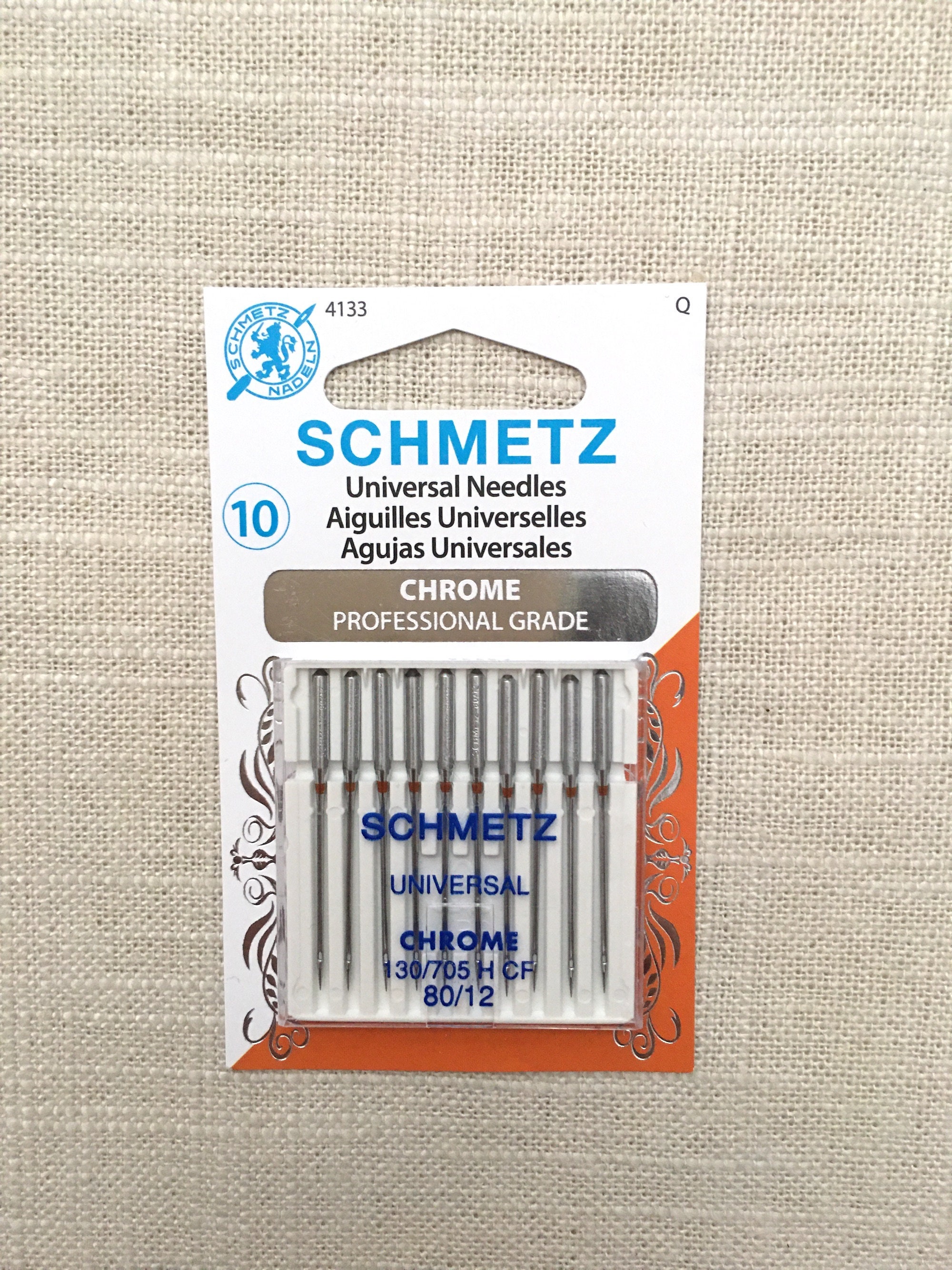  SCHMETZ Size Needle Chrome Universal Sz 80/12 10pc