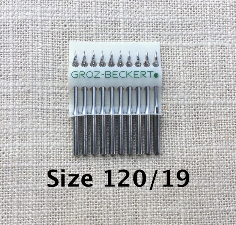 Willcox & Gibbs Size 120 Straw Hat Chain Stitch Sewing Machine Needles Very Thick Pack of 10 see other listing for size 90 needles image 1