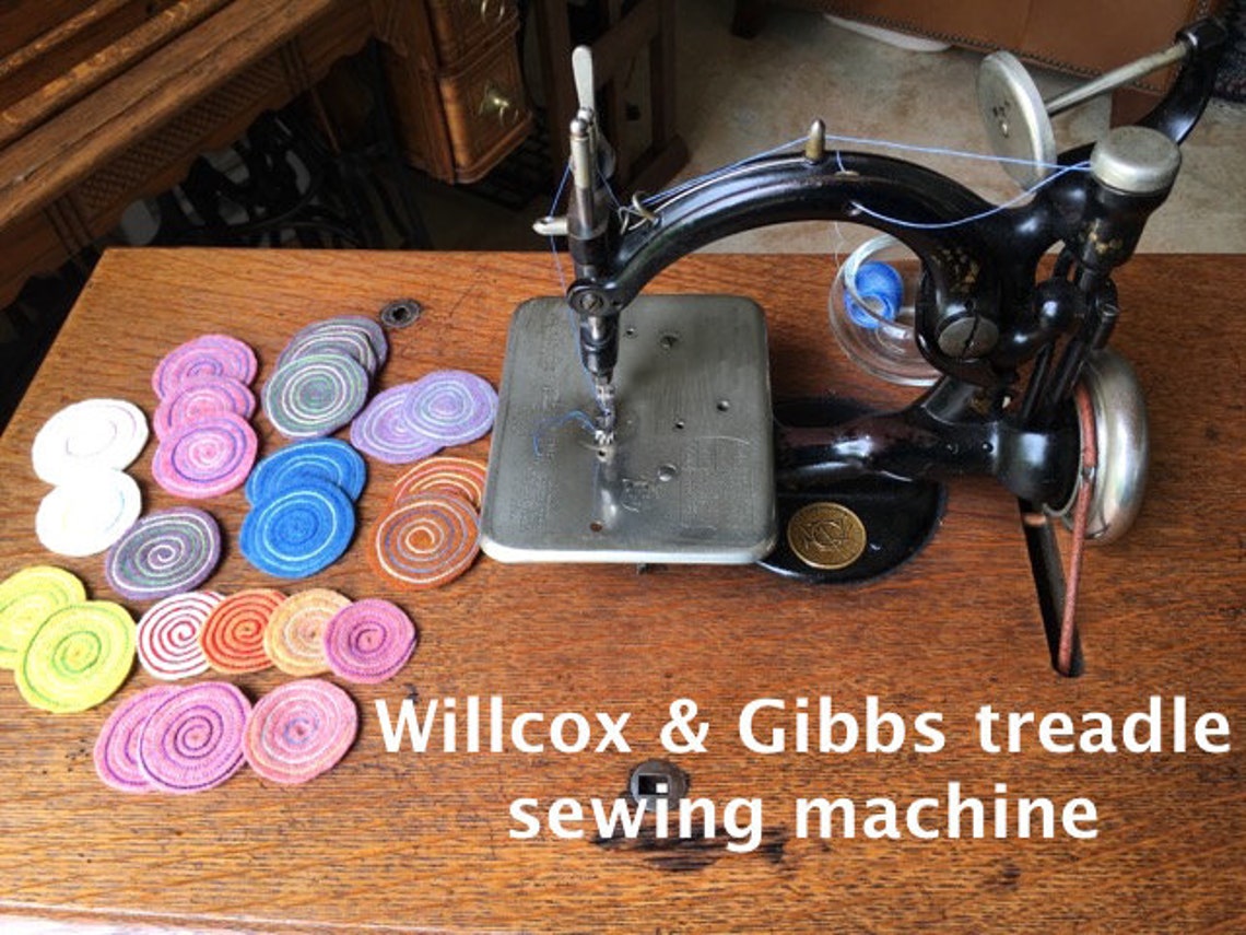 Spool Pin Felt Fun Wonky Unique Made on Antique Willcox & Etsy