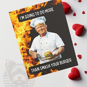 Carte Donald Trump pour la Saint-Valentin Carte incroyablement drôle et totalement hilarante pour votre patriote préféré Carte pour lui Carte pour elle