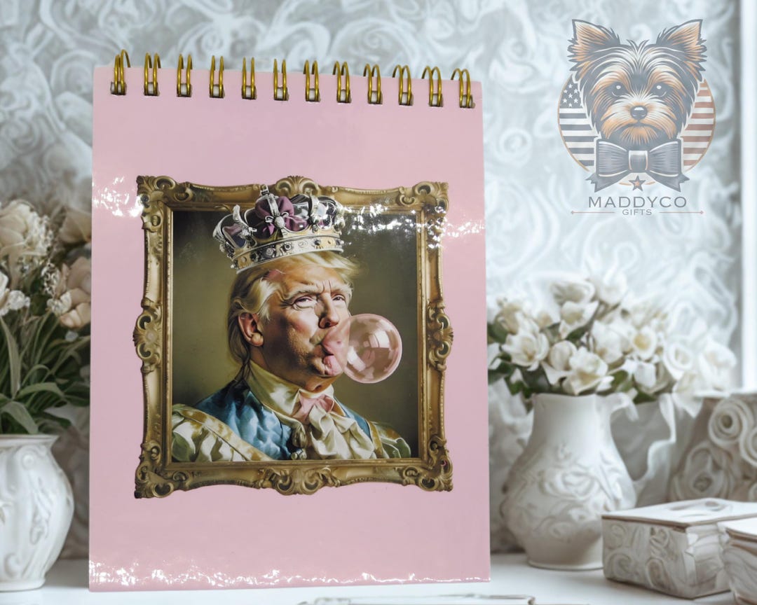 King Trump Bubblegum Notepad: Funny Political Gag Gift - Etsy