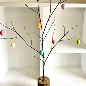 Easter tree centerpiece, Minimalist Spring decor for tiered tray
