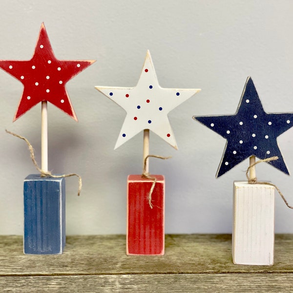 4th Of July Wooden Decor Etsy