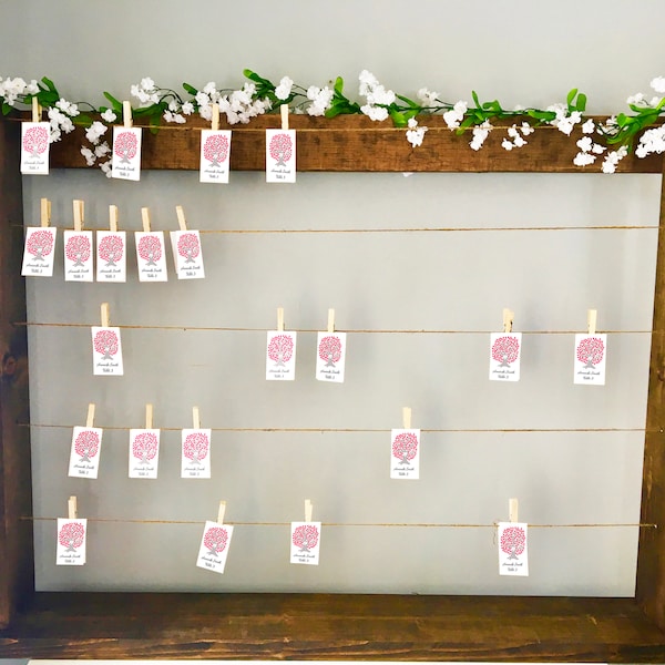 Escort Card Holder Etsy