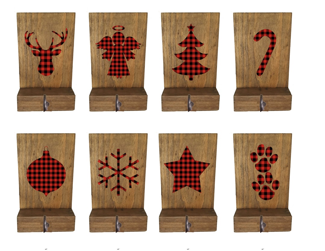 Stocking Holder, Mantle Stockings, Reclaimed Wood, Rustic Christmas