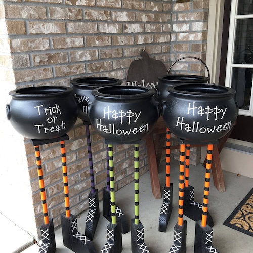 Witch Feet Halloween Candy Bowl: Fall Porch Decor