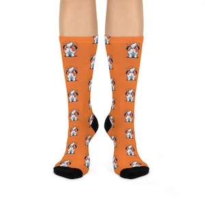 Funny Dog Butt Crew Socks: Novelty Animal Lover Gift