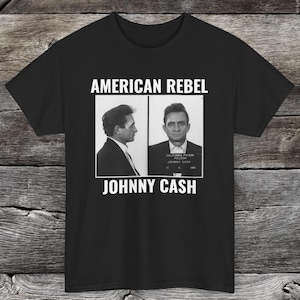 Johnny Cash Mugshot T-Shirt: Country Music Fan Gift