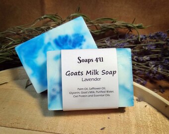 Goats Milk Bar Soap-Lavender-2 pack -All Natural no chemicals