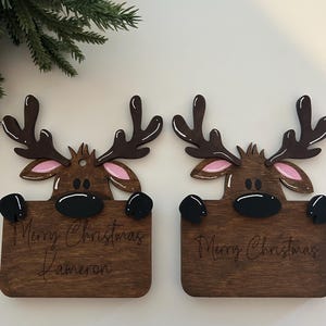 Reindeer Christmas Money Holder, Stocking stuffers, Christmas Gift, Money holder